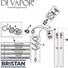 Bristan Club Basin Mixer Plug and Chain Tap Spares